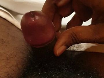 My gf giving handjob for my penis